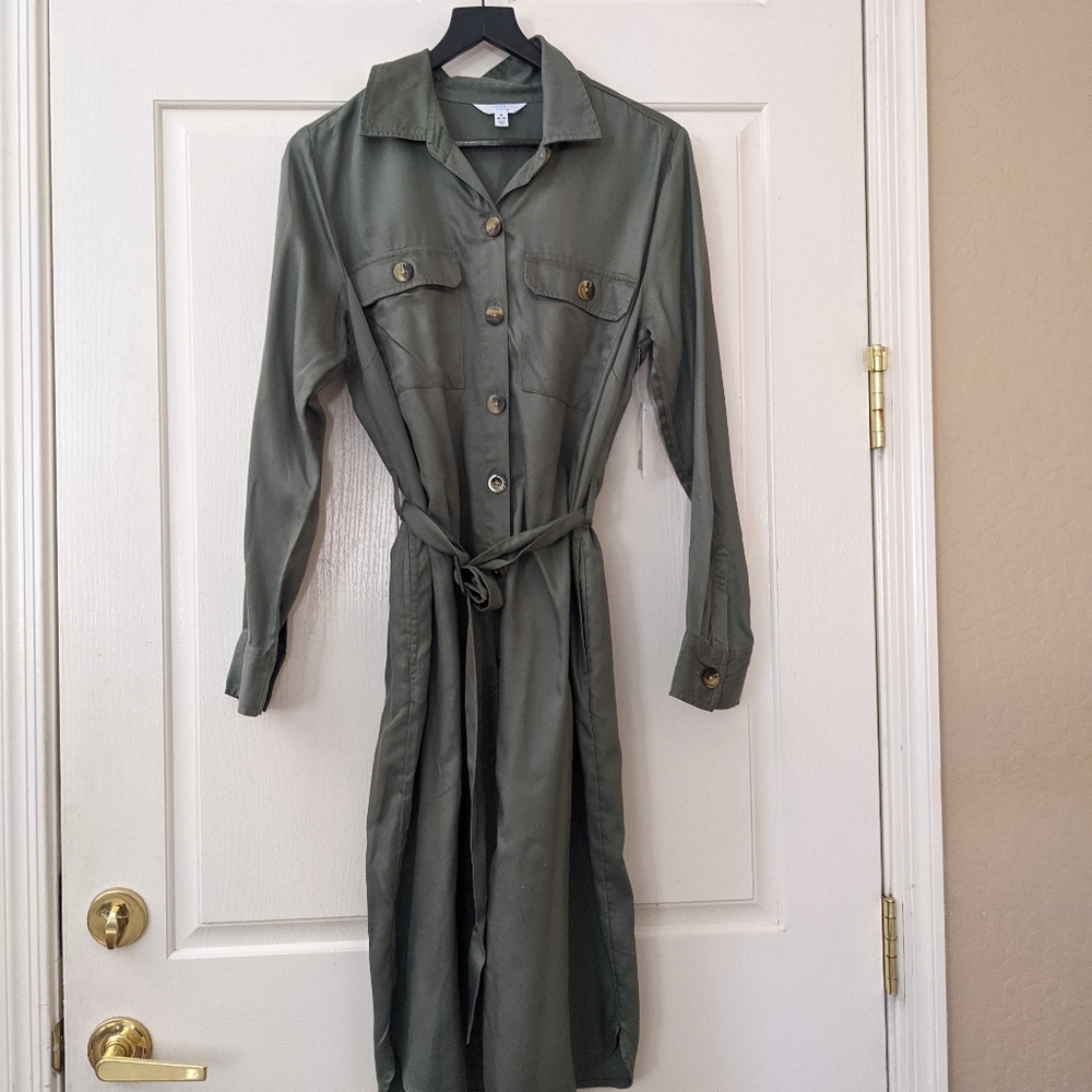 TIME AND TRU MID-LENGTH COAT DRESS